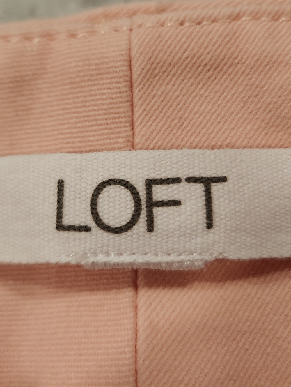 LOFT Riviera Pale Pink Shorts With 6" Inseam - Picture 7 of 8